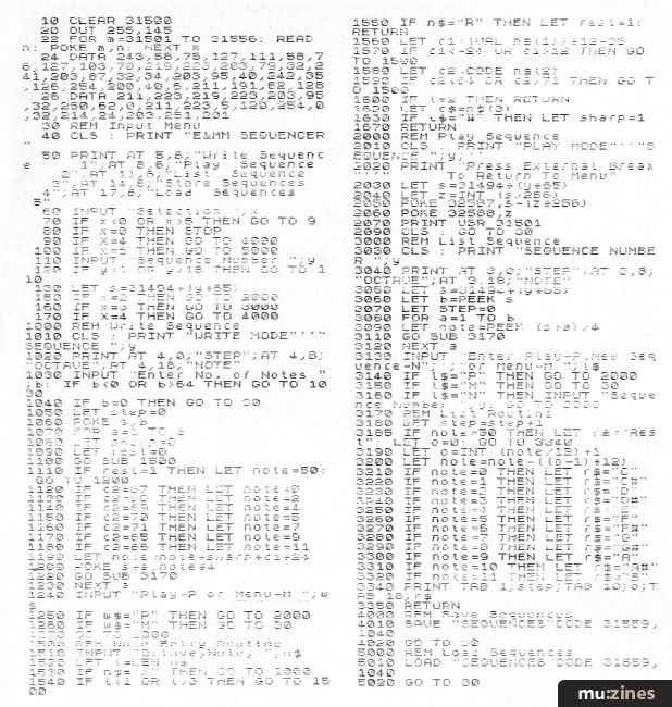Micro Music (EMM Nov 82)