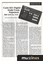 Casio SZ1 (IT Dec 85)