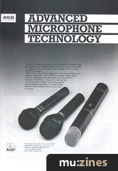 retro magazine advert 1992 AKG C1000 