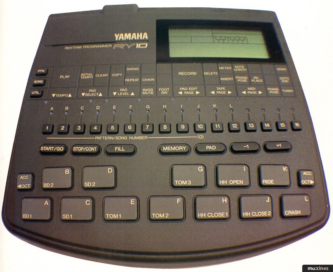 Yamaha RY10 Drum Machine (MT Aug 92)