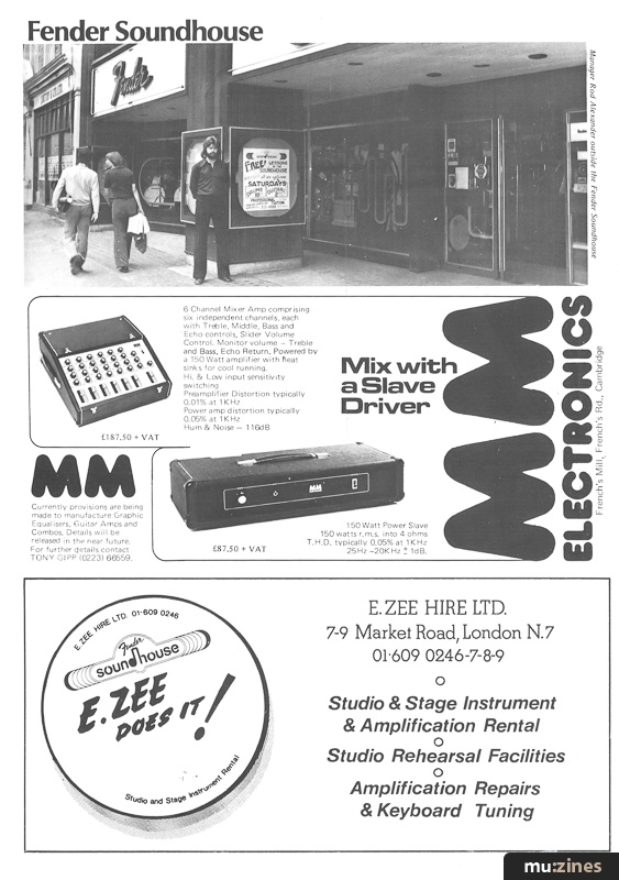 Rod Alexander (Fender Soundhouse) (IM Sep 75)