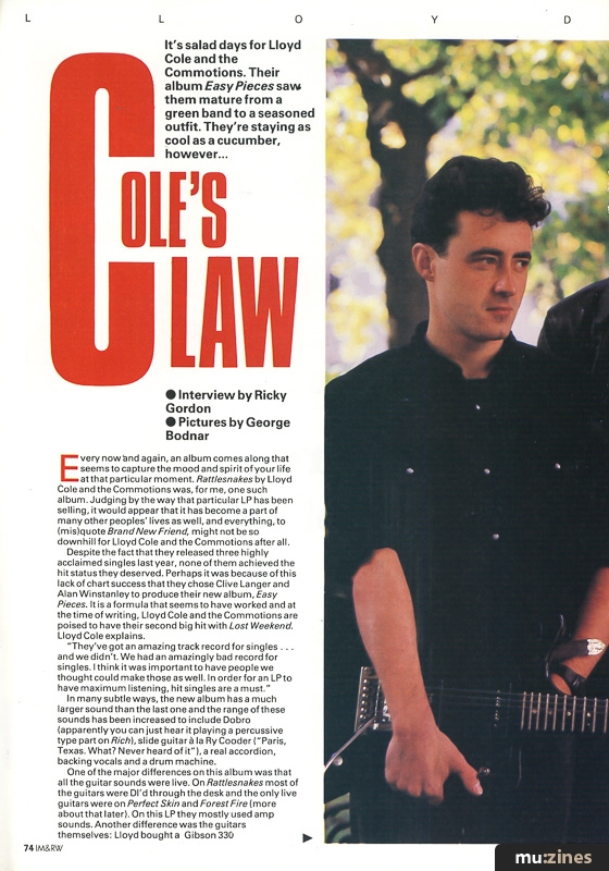 Cole's Law (IM Feb 86)