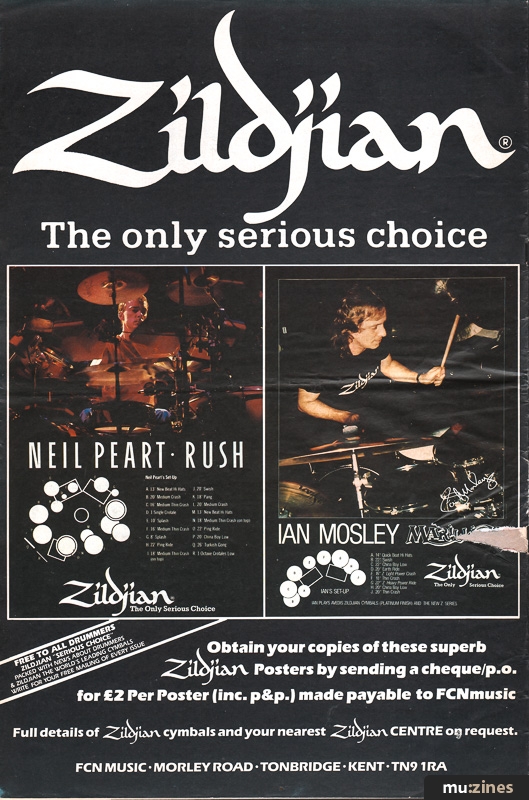 Ad Zildjian (MM Apr 86)
